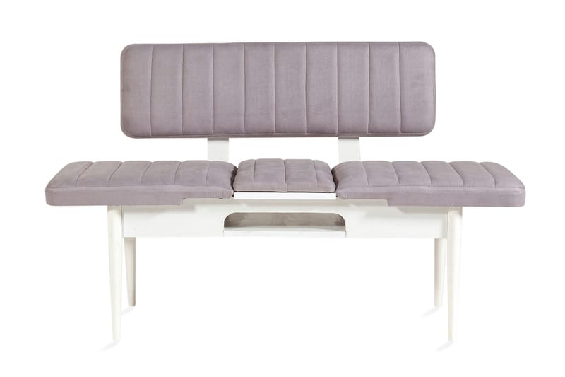 Shundrea Bænk 85 cm, Hvid