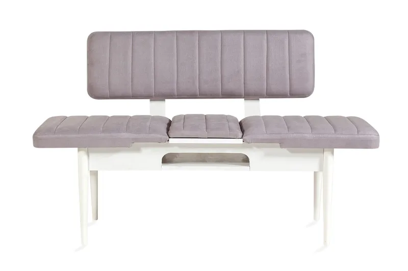 Shundrea Bænk 85 cm, Hvid