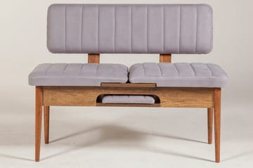Shundrea Bænk 85 cm - Valnød - Møbler - Stole & lænestole - Bænke