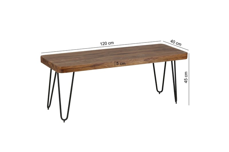 Sid på bænk - Træ / natur - Møbler - Stole & lænestole - Bænke - Entrébænk