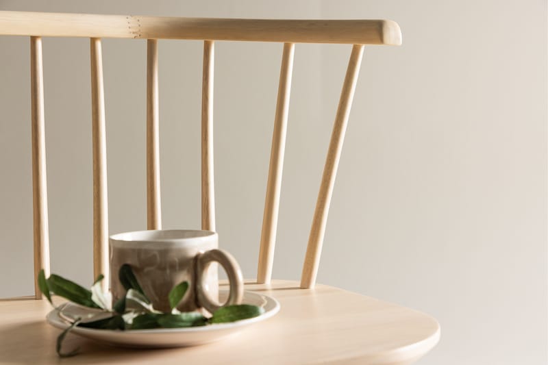 Siddebænk med ryglæn Venture Home Bobby siddebænk 120 cm Whitewash Hvidvasket - Møbler - Stole & lænestole - Bænke