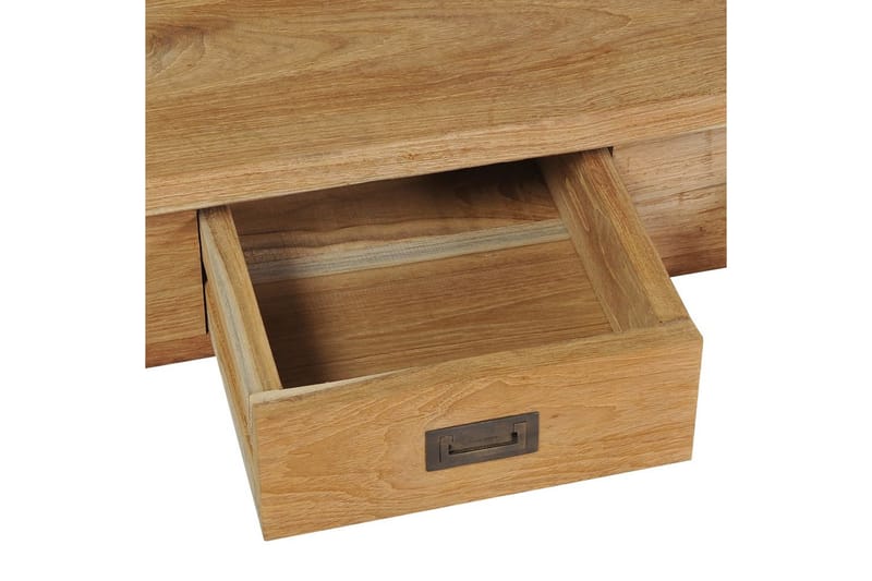 Skænk Massivt Teaktræ 90 X 30 X 40 Cm - Brun - Møbler - Stole & lænestole - Bænke - Entrébænk - Entrébænk med opbevaring