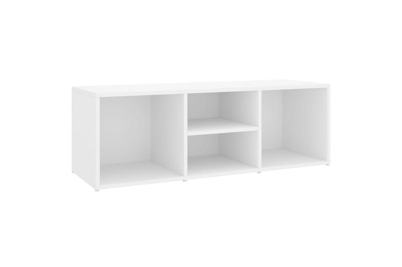 skobænk 105x35x35 cm spånplade hvid - Hvid - Møbler - Stole & lænestole - Bænke - Skohylde med bænk