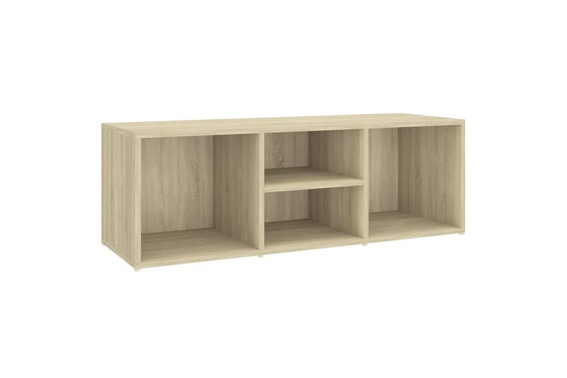 skobænk 105x35x35 cm spånplade sonoma-eg - Brun - Møbler - Stole & lænestole - Bænke - Skohylde med bænk