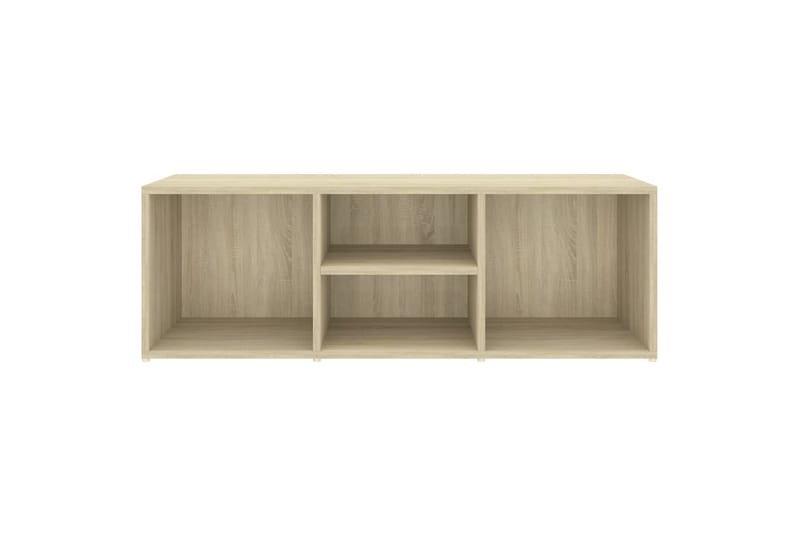 skobænk 105x35x35 cm spånplade sonoma-eg - Brun - Møbler - Stole & lænestole - Bænke - Skohylde med bænk