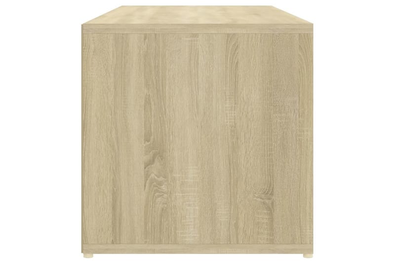 skobænk 105x35x35 cm spånplade sonoma-eg - Brun - Møbler - Stole & lænestole - Bænke - Skohylde med bænk