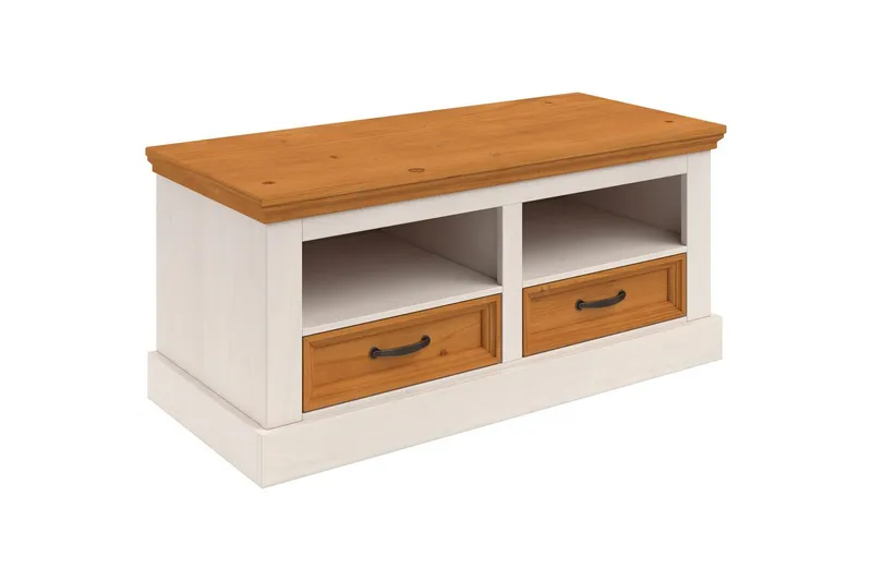 Skobænk Loft24 Selma Skobænk 100 cm Vit, undefined