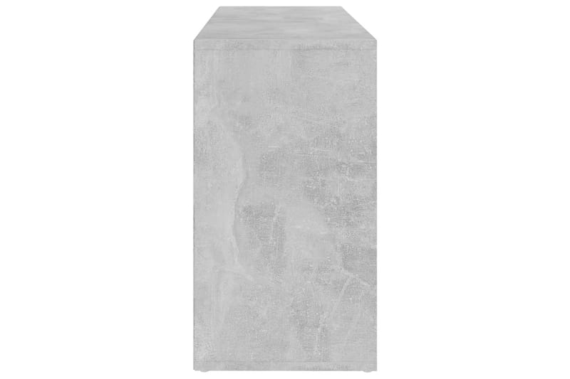 skoreol 103x30x54,5 cm spånplade betongrå - Grå - Entréopbevaring - Skohylde med bænk