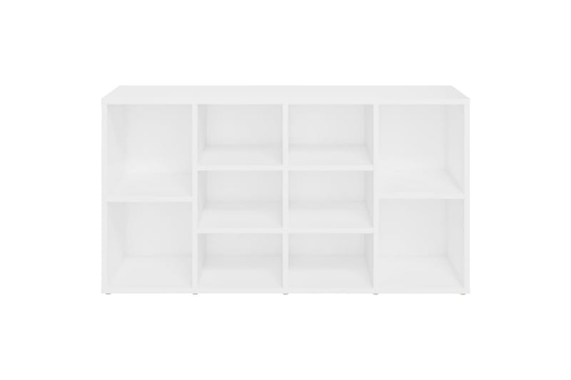 skoreol 103x30x54,5 cm spånplade hvid - Hvid - Møbler - Stole & lænestole - Bænke - Skohylde med bænk