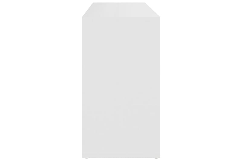 skoreol 103x30x54,5 cm spånplade hvid - Hvid - Entréopbevaring - Skohylde med bænk