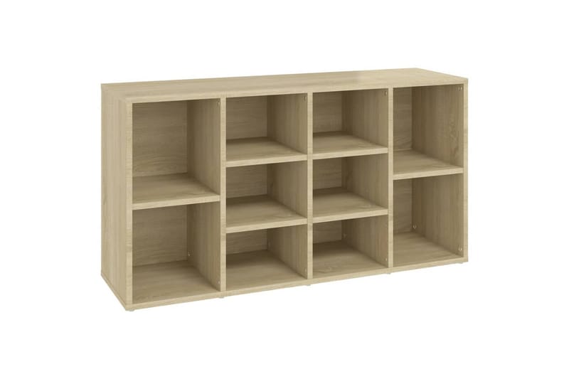 skoreol 103x30x54,5 cm spånplade sonoma-eg - Brun - Møbler - Stole & lænestole - Bænke - Skohylde med bænk