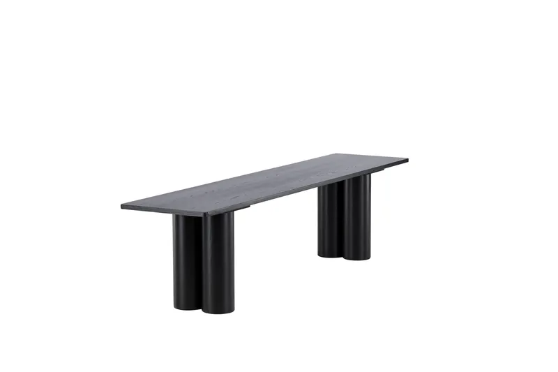 Spisebænk Olivia 40x180x45 cm Sort - Sort - Møbler - Stole & lænestole - Bænke - Entrébænk