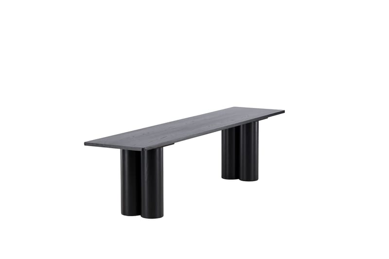 Spisebænk Olivia 40x180x45 cm Sort - Sort - Møbler - Stole & lænestole - Bænke - Entrébænk