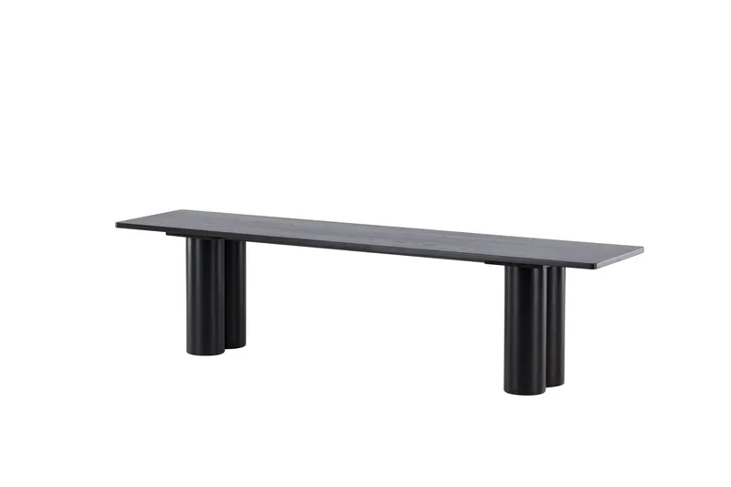 Spisebænk Olivia 40x180x45 cm Sort - Sort - Møbler - Stole & lænestole - Bænke - Entrébænk