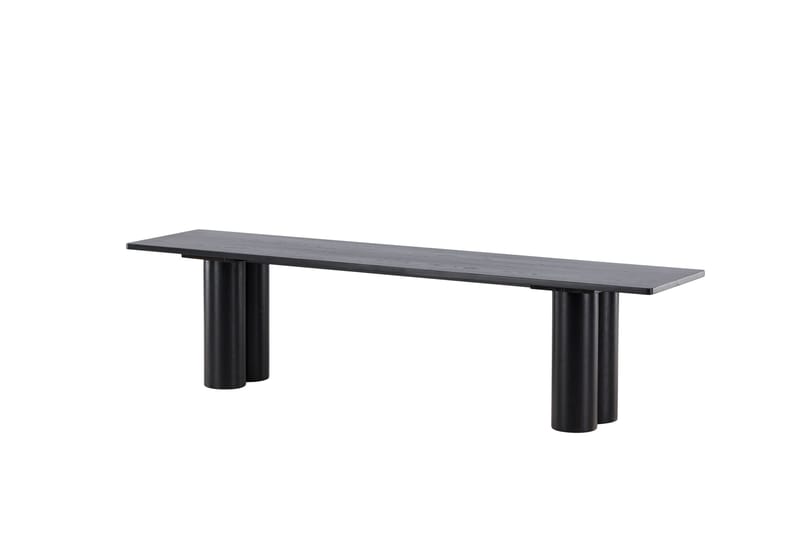 Spisebænk Olivia 40x180x45 cm Sort - Sort - Møbler - Stole & lænestole - Bænke - Entrébænk