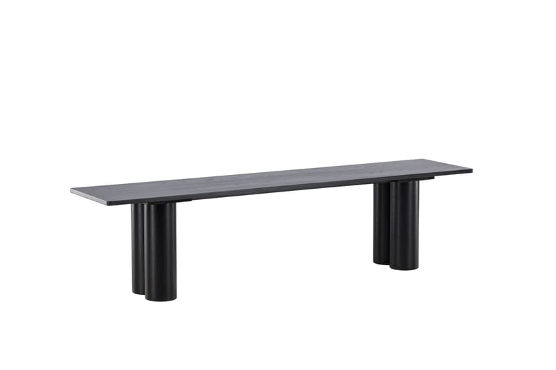 Spisebænk Olivia 40x180x45 cm Sort - Sort - Møbler - Stole & lænestole - Bænke - Entrébænk