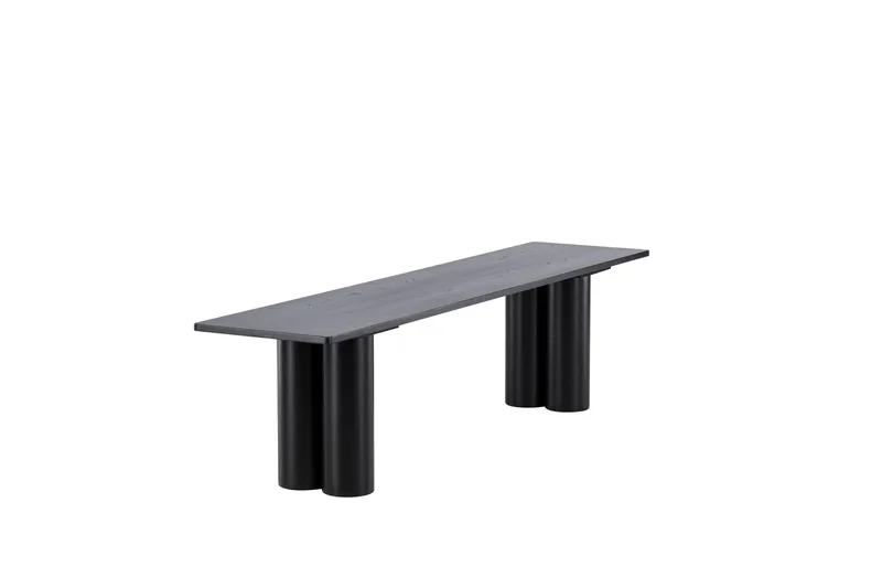 Spisebænk Olivia 40x180x45 cm Sort - Sort - Møbler - Stole & lænestole - Bænke - Entrébænk