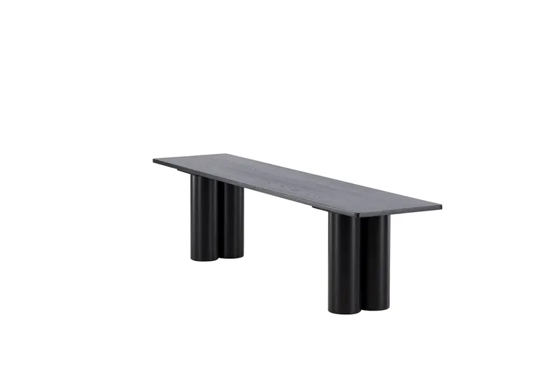 Spisebænk Olivia 40x180x45 cm Sort - Sort - Møbler - Stole & lænestole - Bænke - Entrébænk