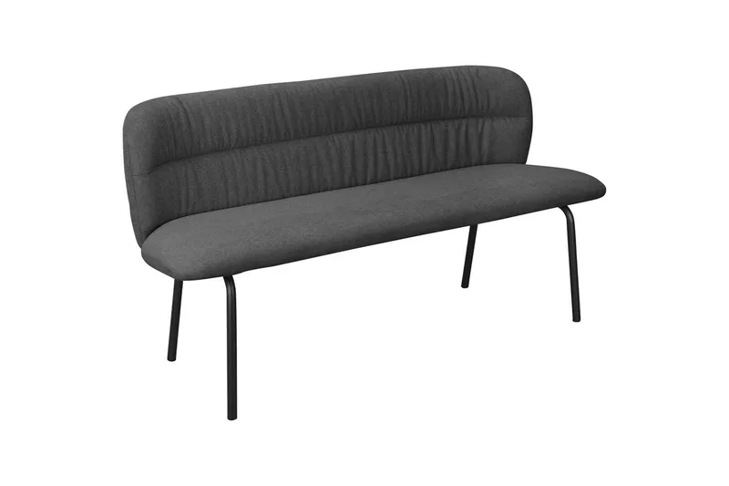 Spisebordsbænk Casey Grå - Grå - Møbler - Stole & lænestole - Bænke