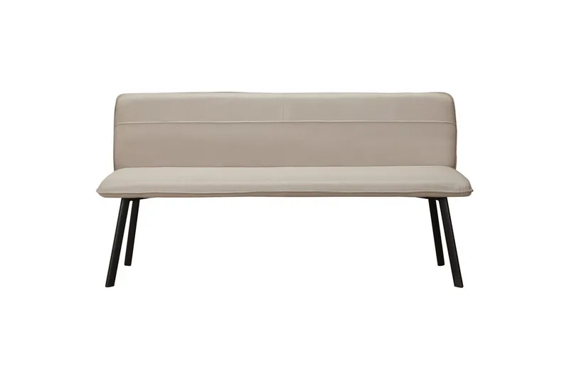 Spisebordsbænk Taylor Creme - Creme - Møbler - Stole & lænestole - Bænke