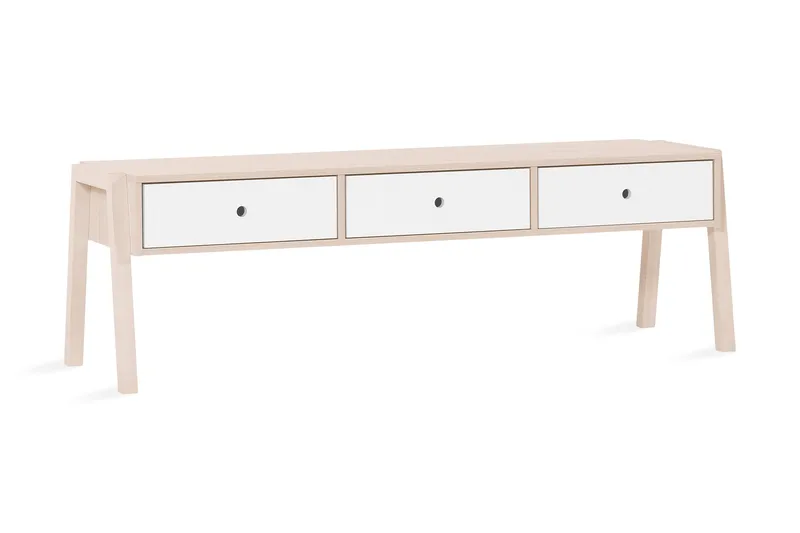 Spot Bænk med Opbevaring Træ/Natur/Hvid, VOX