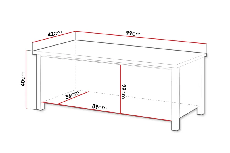 Storys Skobænk 99 cm - Hvid - Møbler - Stole & lænestole - Bænke - Skohylde med bænk