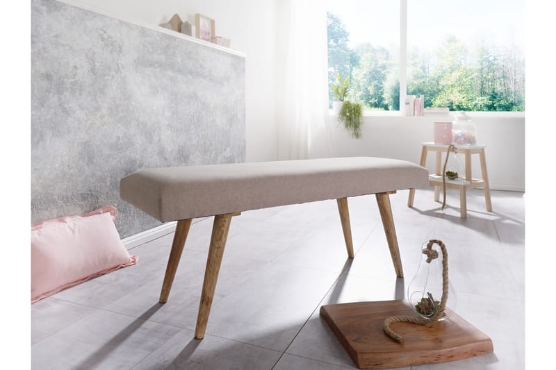 Toddler Sæde Bænk - Beige - Møbler - Stole & lænestole - Bænke - Entrébænk