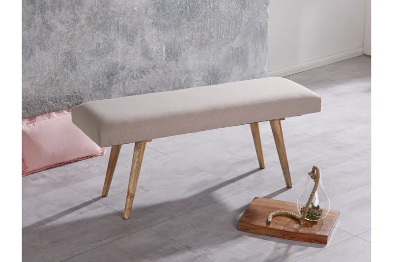 Toddler Sæde Bænk - Beige - Møbler - Stole & lænestole - Bænke - Entrébænk