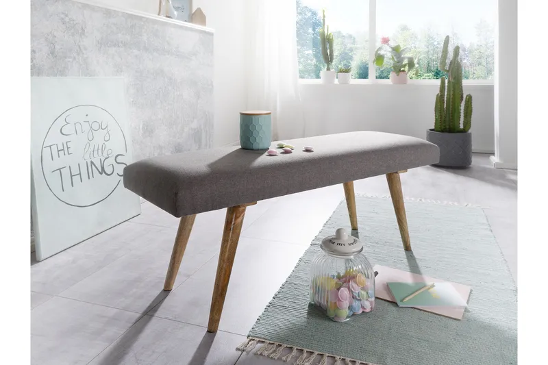 Toddler Sæde Bænk - Grå - Møbler - Stole & lænestole - Bænke - Entrébænk