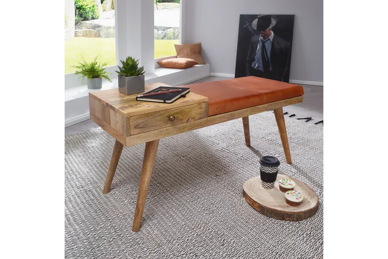 Toddler Sæde Bænk - Træ / natur - Møbler - Stole & lænestole - Bænke - Entrébænk - Entrébænk med opbevaring