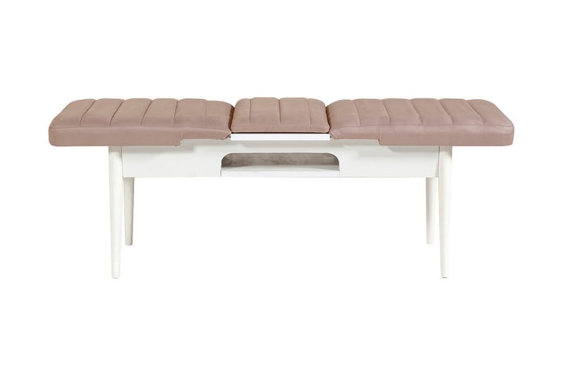 Valsot Bænk 110 cm - Hvid/Grå - Møbler - Stole & lænestole - Bænke - Entrébænk
