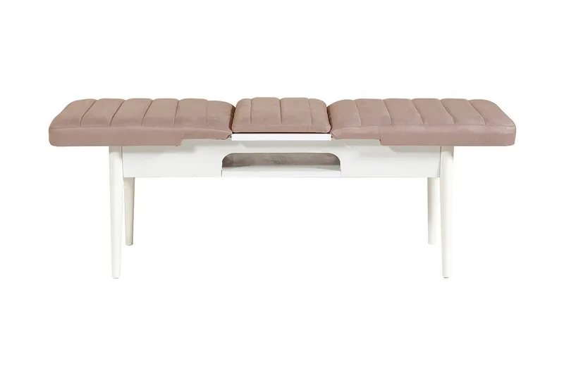 Valsot Bænk 110 cm - Hvid/Grå - Møbler - Stole & lænestole - Bænke - Entrébænk