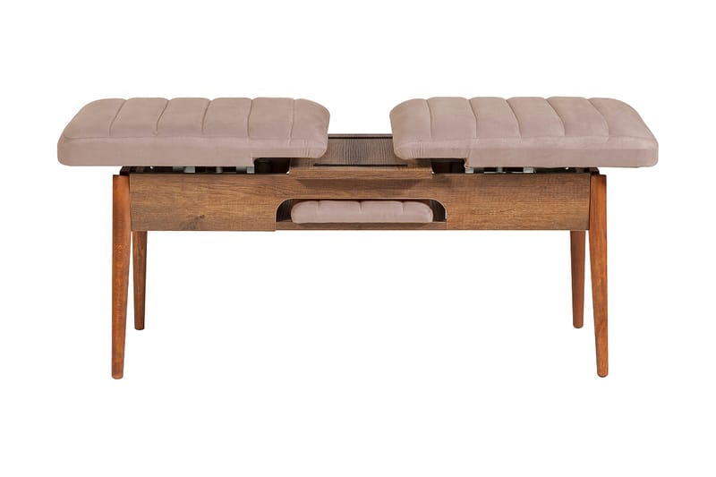 Valsot Bænk 110 cm - Mørkebrun/Grå - Møbler - Stole & lænestole - Bænke - Entrébænk