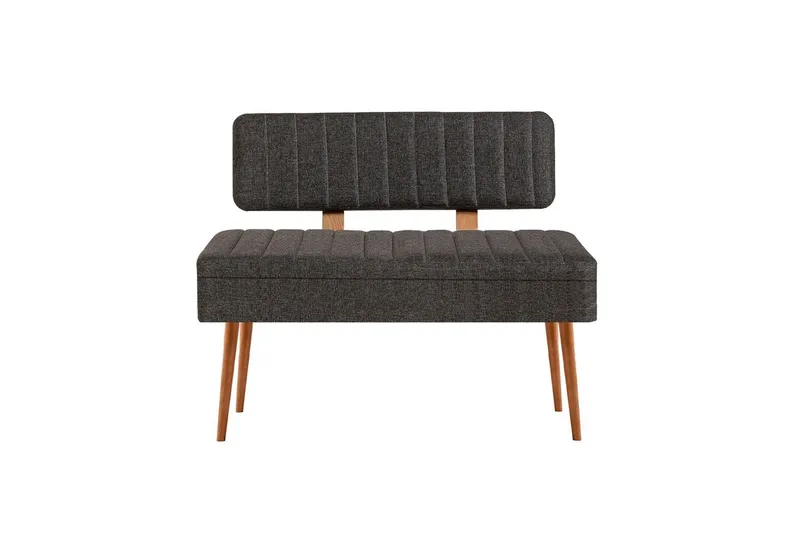 Valsot Bænk 110 cm - Natur/Antracit - Møbler - Stole & lænestole - Bænke