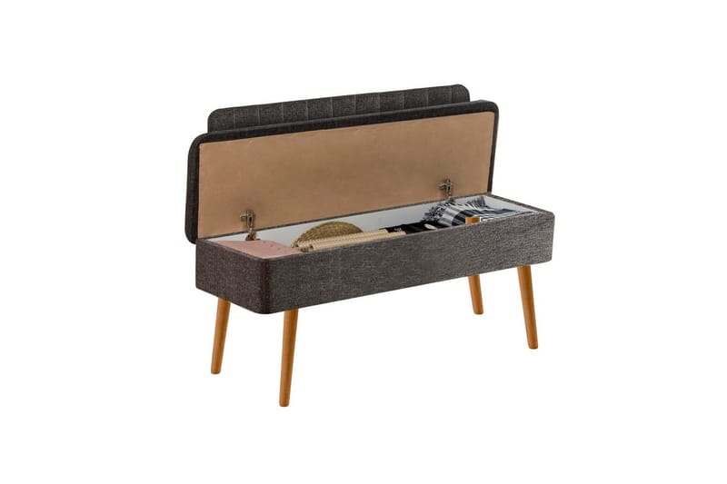 Valsot Bænk 110 cm - Natur/Antracit - Møbler - Stole & lænestole - Bænke - Entrébænk