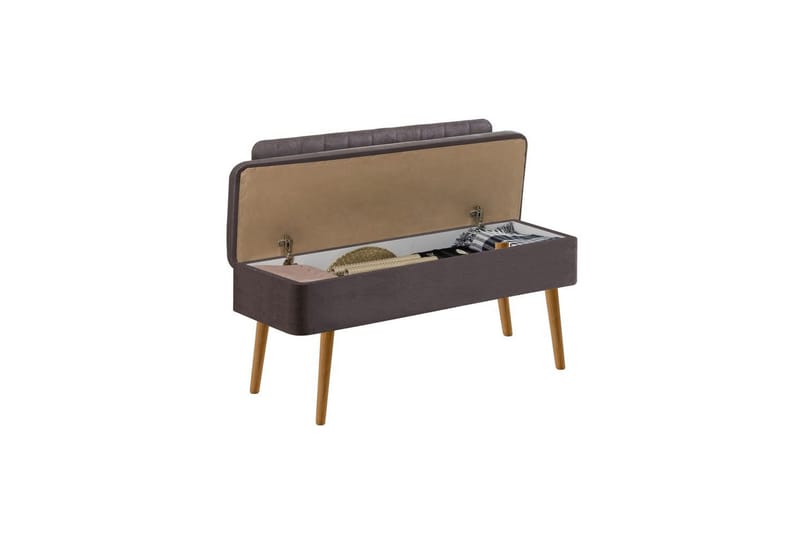 Valsot Bænk 110 cm - Natur/Antracit - Møbler - Stole & lænestole - Bænke - Entrébænk