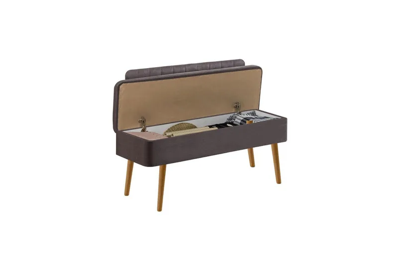 Valsot Bænk 110 cm - Natur/Antracit - Møbler - Stole & lænestole - Bænke - Entrébænk