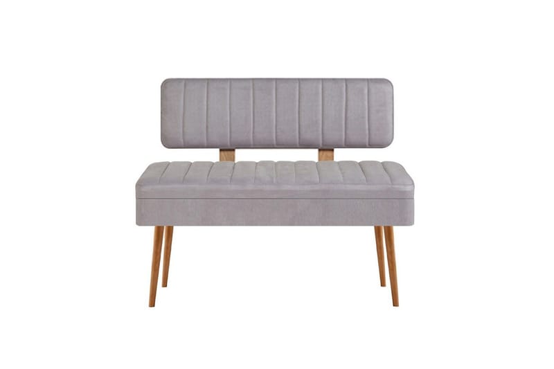 Valsot Bænk 110 cm, Natur/Grå