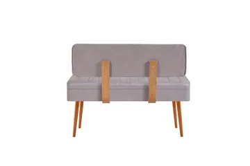 Valsot Bænk 110 cm - Natur/Grå - Møbler - Stole & lænestole - Bænke