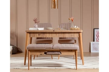 Valsot Bænk 110 cm - Natur/Grå/Brun - Møbler - Stole & lænestole - Bænke