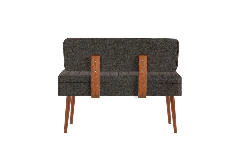 Valsot Bænk 110 cm - Valnød/Antracit - Møbler - Stole & lænestole - Bænke - Entrébænk