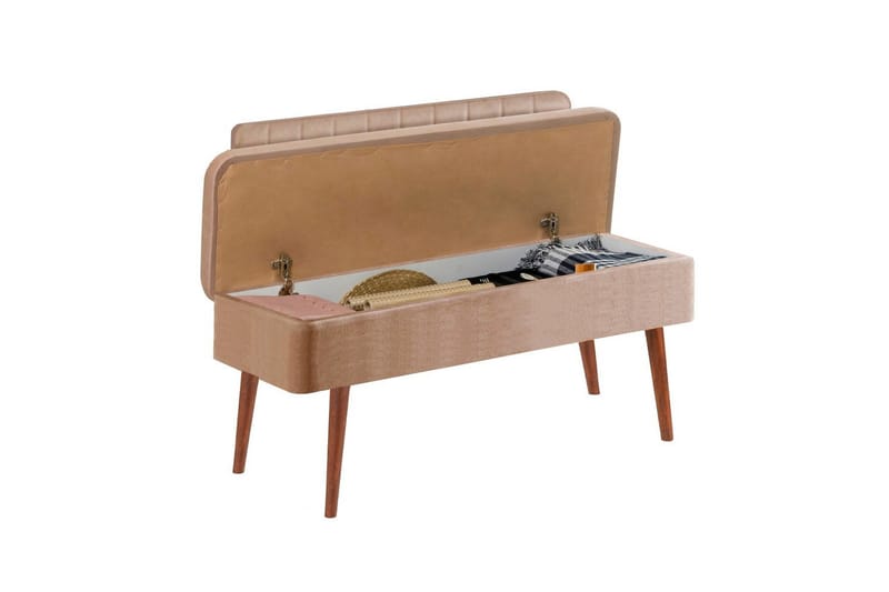 Valsot Bænk 110 cm - Valnød/Sten - Møbler - Stole & lænestole - Bænke - Entrébænk