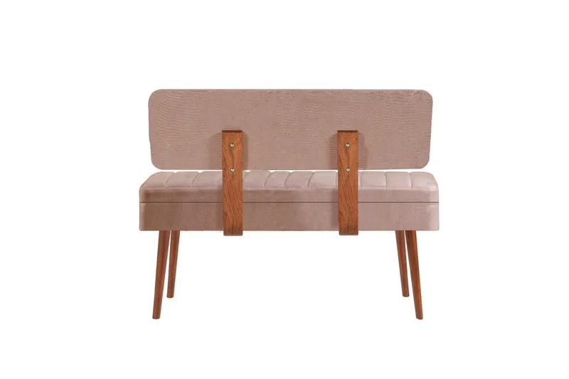 Valsot Bænk 110 cm - Valnød/Sten - Møbler - Stole & lænestole - Bænke - Entrébænk