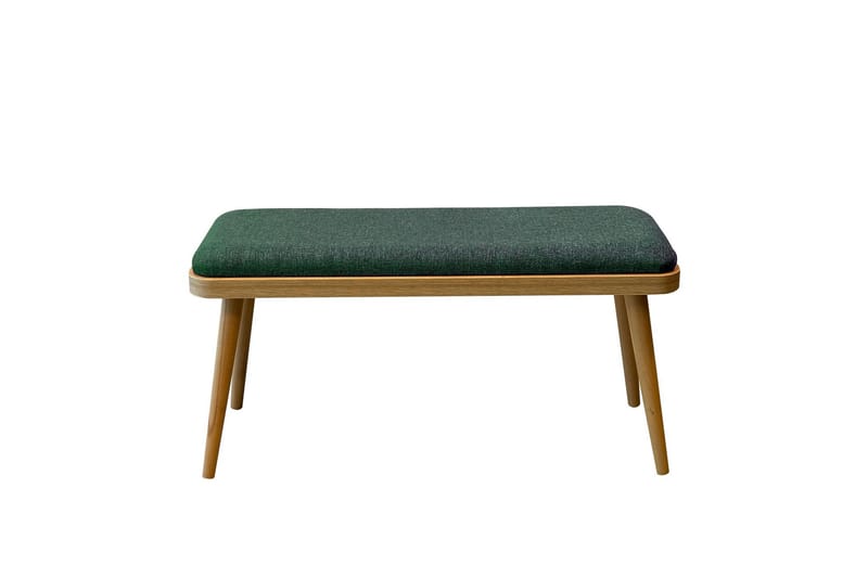Valsot Siddebænk 33 cm - Eg/Grøn - Møbler - Stole & lænestole - Bænke - Entrébænk