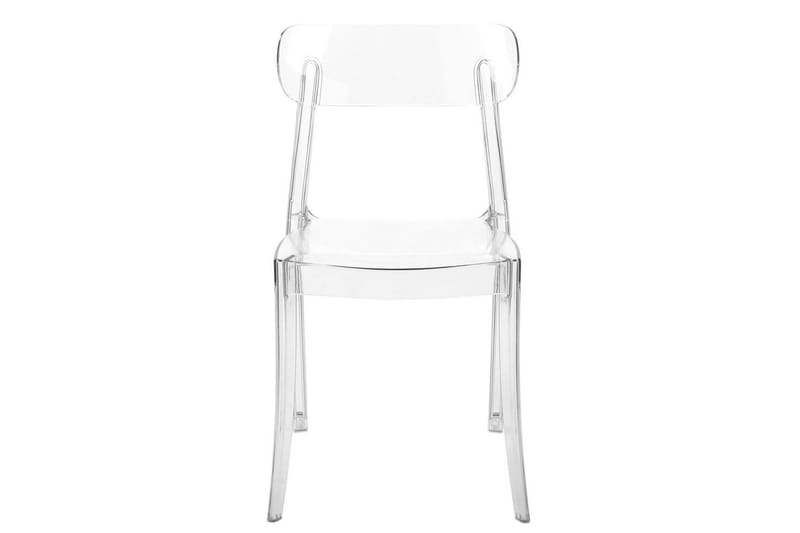 Bankettstol Beliani Covington set om 2 Transparent - Møbler - Stole & lænestole - Spisebordsstole & køkkenstole