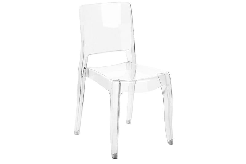 Bankettstol Beliani Westbridge set om 2 Transparent - Møbler - Stole & lænestole - Spisebordsstole & køkkenstole