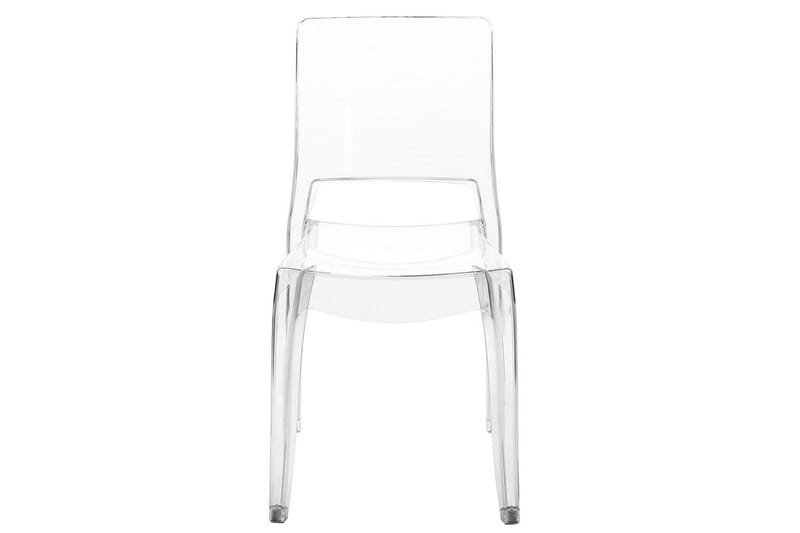 Bankettstol Beliani Westbridge set om 2 Transparent - Møbler - Stole & lænestole - Spisebordsstole & køkkenstole