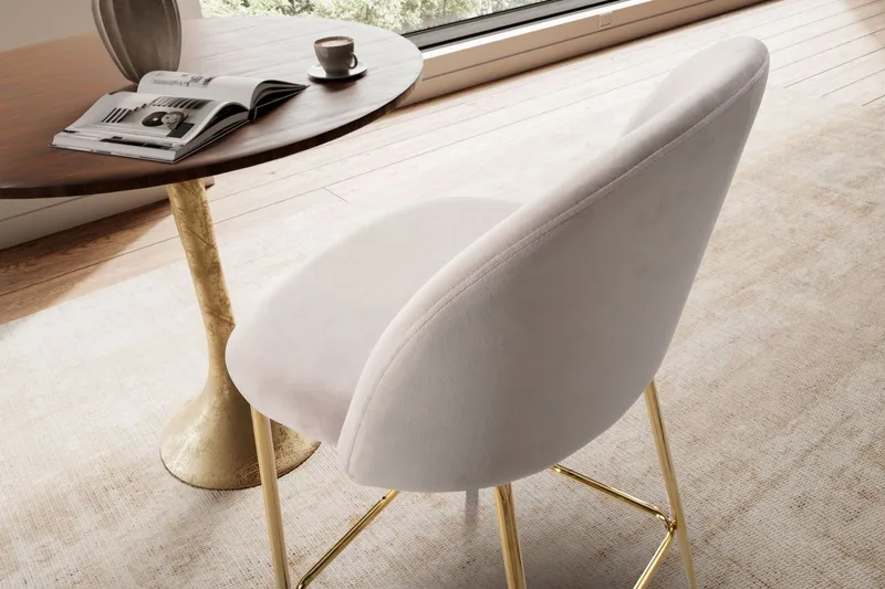 Barstol Beige - Møbler - Stole & lænestole - Barstole