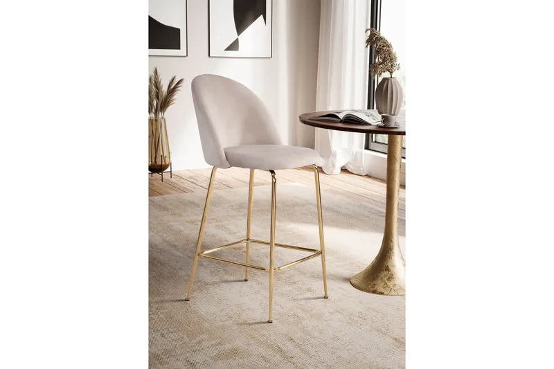 Barstol Beige - Møbler - Stole & lænestole - Barstole