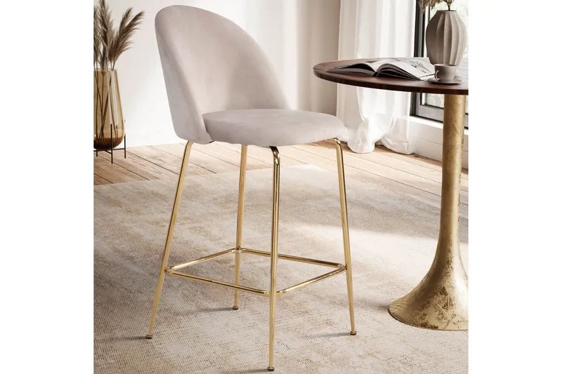 Barstol Beige - Møbler - Stole & lænestole - Barstole
